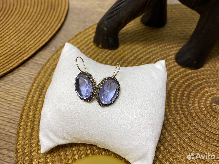Серьги серебро