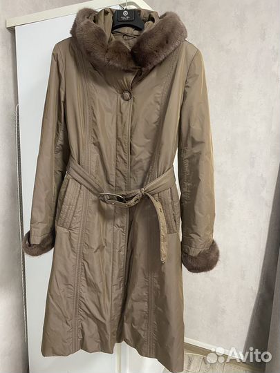 Пальто с норкой