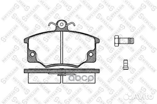 157 014-SX 146 14FDB370 колодки дисковые п Fiat