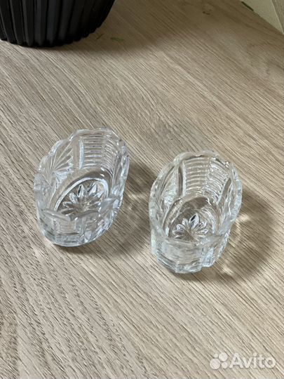 Солонки СССР хрусталь винтаж