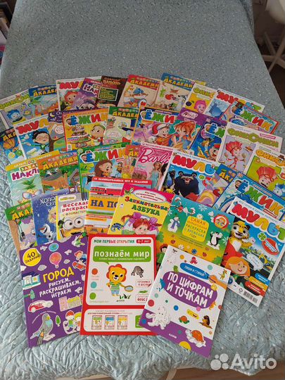 Детские журналы, раскраски