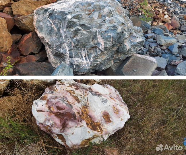 Плитняк, природный камень, крошка