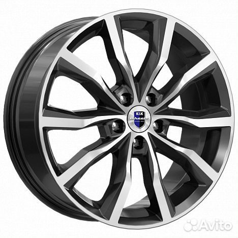 K&K Портер : 7.5x18 5*114.3 Et:45 Dia:67.1 алмаз-чёрный