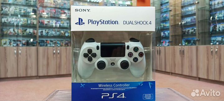 Dualshock 4 v2 оригинал новый белый