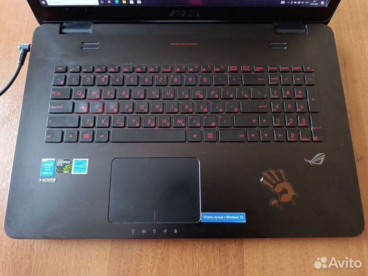 Мощный игровой 17.3 Asus rog i5/12g/960m/ssd+hdd