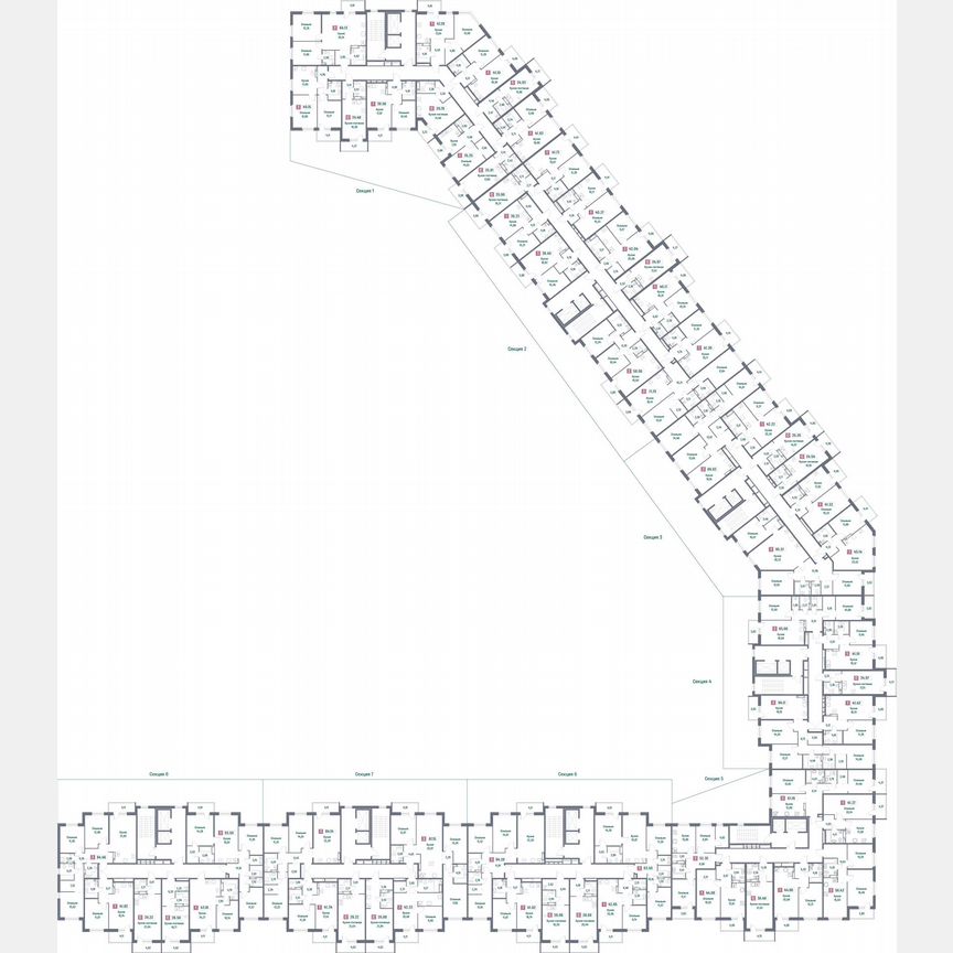 1-к. квартира, 42,2 м², 3/16 эт.