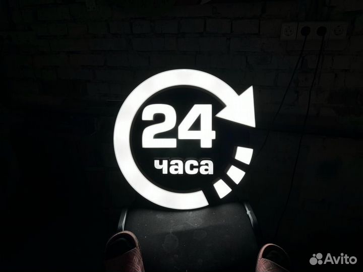 Вывеска световая, Объемные буквы