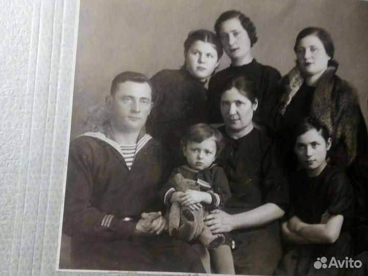 Фото «семья моряка» 1930-е годы СССР