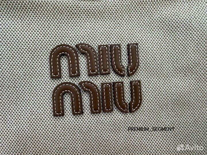 Cумка Miu Miu холщевая