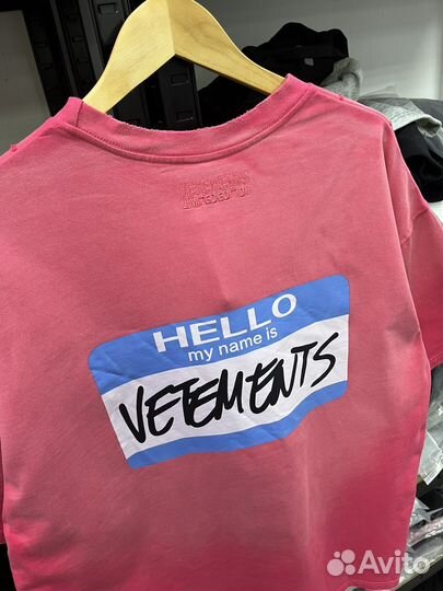 Футболка vetements оверсайз premium (хит 2024)