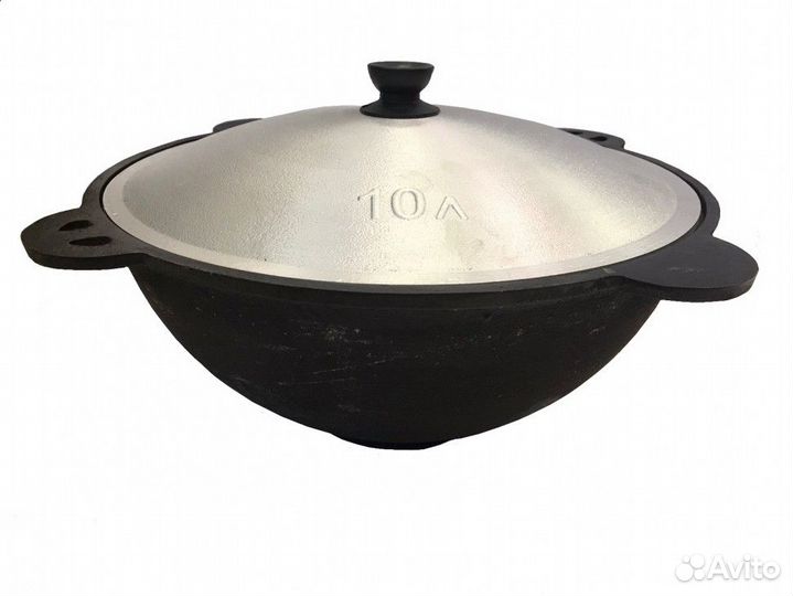 Казан чугунный Наманган об. 10 литров