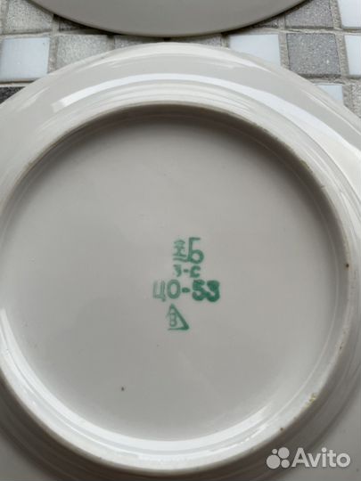 Тарелки Барановка СССР 6 штук