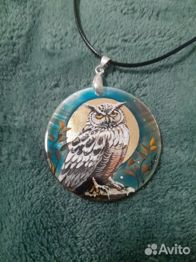 Кулон перламутровый 