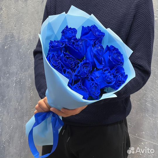 Синии розы.Доставка или самовывоз