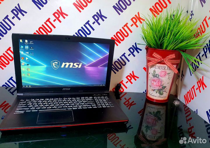 Игровой ноутбук MSI core i7 6700HQ/gtx960/16гб/А22