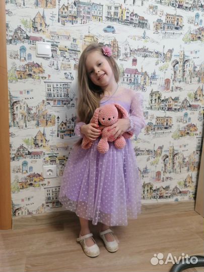 Платье для девочки 104-110