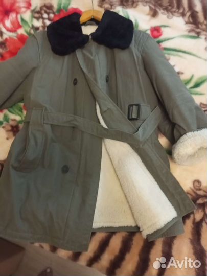 Тулуп из овчины армейский