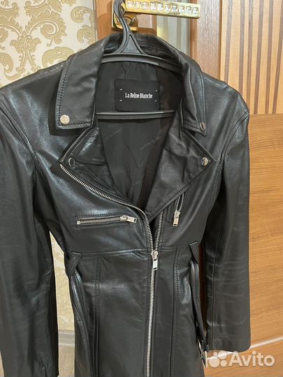 Кожаный плащ