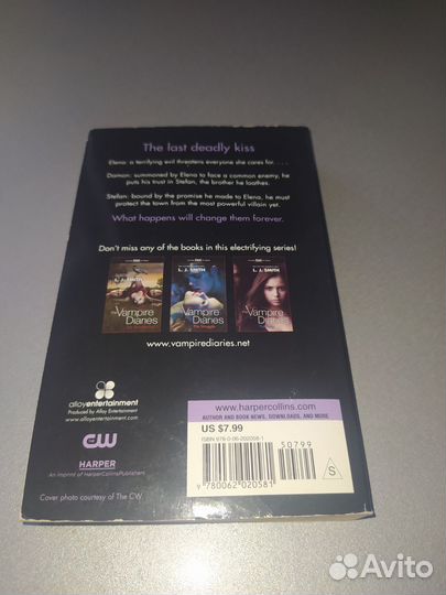 Книга дневники вампира на английском