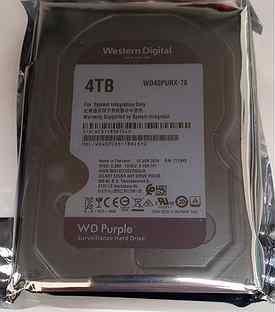 Жесткий диск 4 Тб HDD WD Purple 4tb Гарантия
