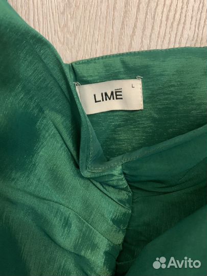 Платье Lime зеленое