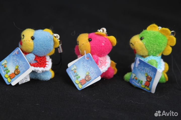 Мягкая игрушка подвеска динозаврики, дракончики