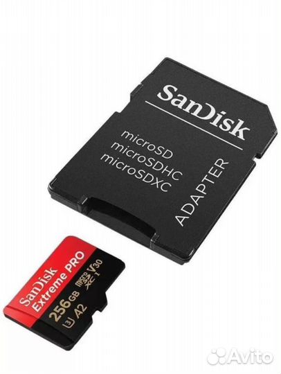 SanDisk microsdxc 256GB Extreme Pro