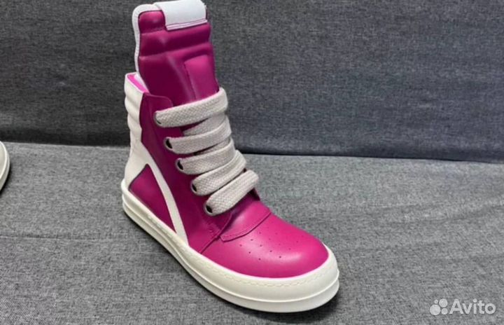 Rick owens geobasket jumbo pink