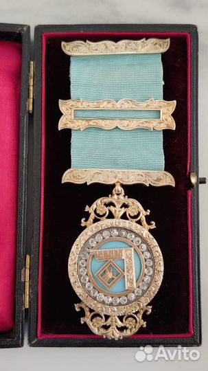 Масонская медаль 1910 год вручения