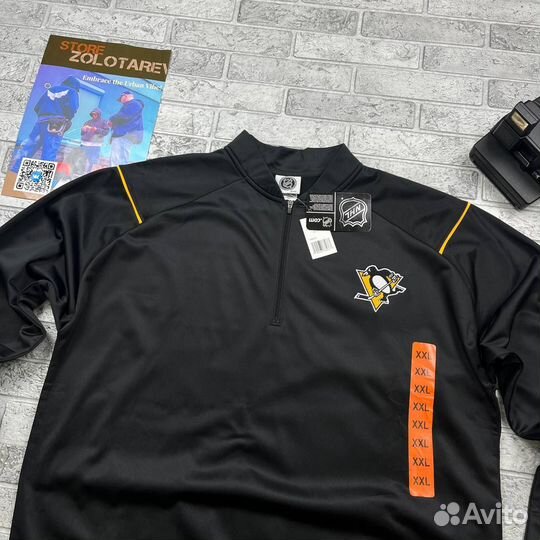 Кофта / Джемпер Pittsburgh Penguins NHL 1/4 Zip