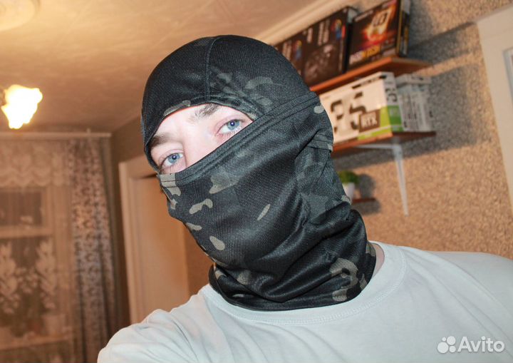 Тактическая камуфляжная Балаклава