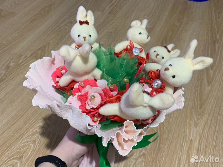 Букеты из мягких игрушек