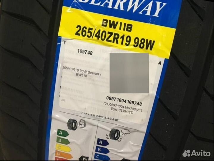 Bearway BW118 265/40 R19 98W