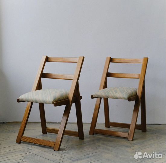 Винтажные стулья из дуба 1970-е годы