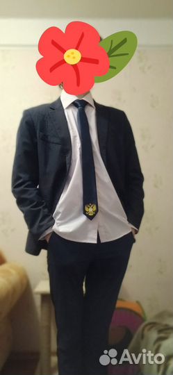 Пиджак брюки галстук - комплект