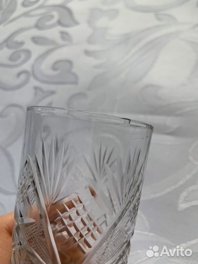 Стаканы для напитков хрусталь