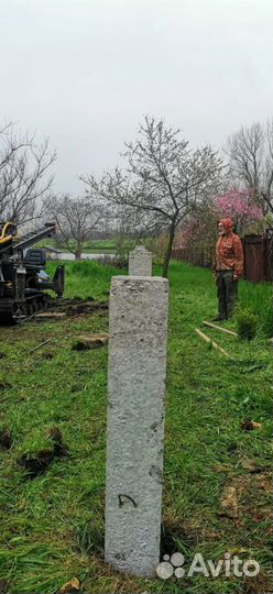 Забивка свай. Фундамент на жб сваях