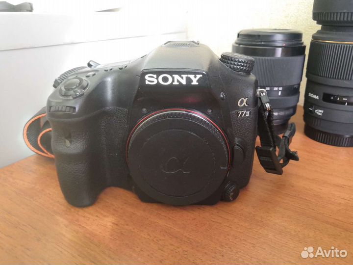Большой фотокомплект Sony a77 II + 5 объективов, 2