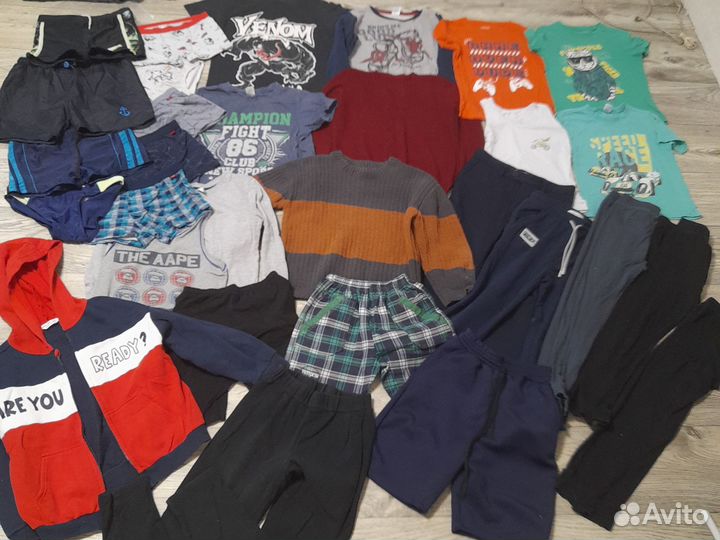 Детские вещи на мальчика 122-134