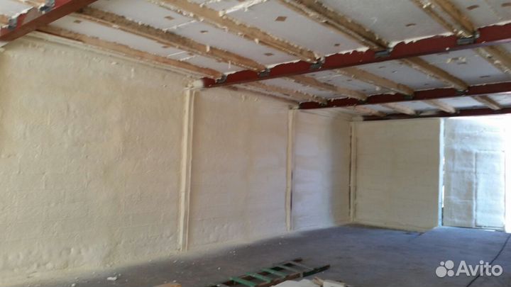 Теплоизоляция гаража пенополиуретаном пеной ппу
