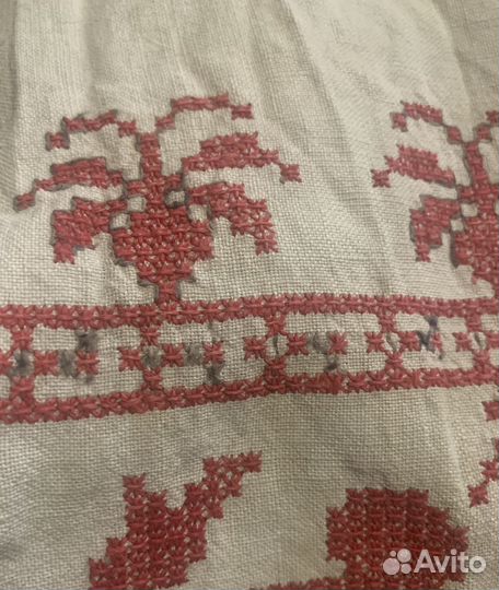 Рушник с вышивкой старинный