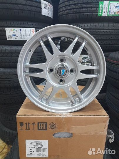 Диски литые R14 4x98 ET35 D58,6 5,5J Venti