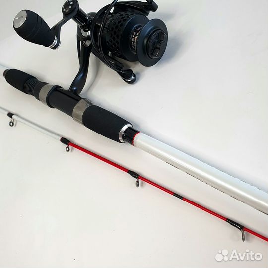 Спиннинг Убийца Крокодила 1,8/2,1/2,4м с катушкой