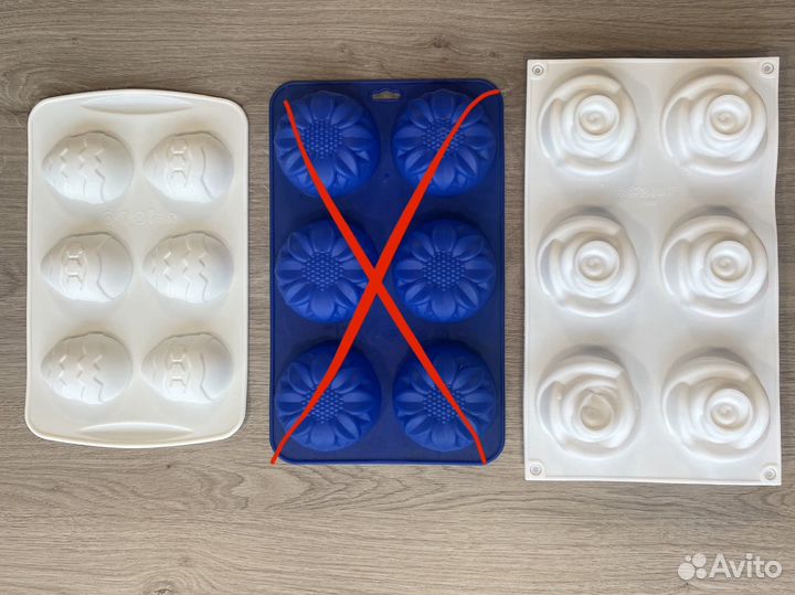 Силиконовые формы для выпечки пирожных десертов