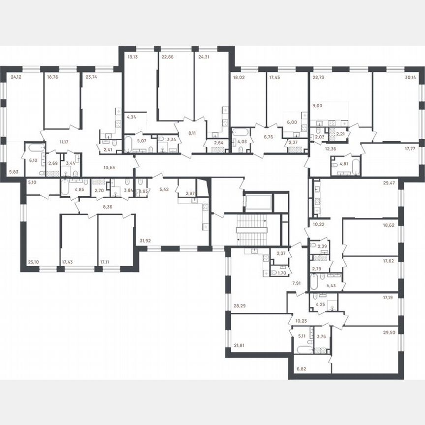 2-к. квартира, 101,1 м², 2/3 эт.
