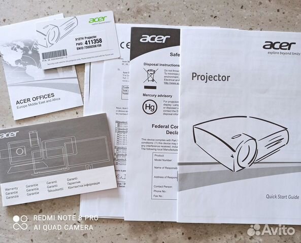 Проектор Acer X127H