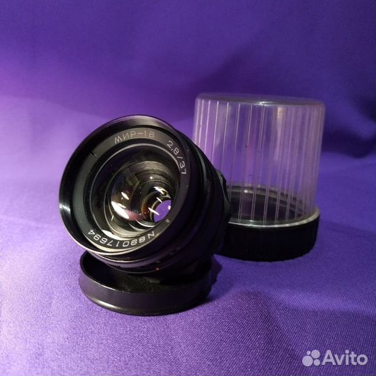 Объектив Мир-1в широкоугольный 2.8/37 СССР 1989г