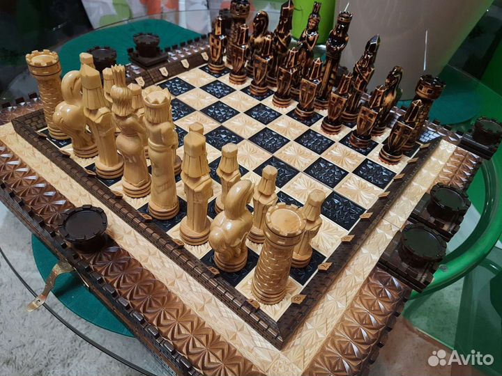 Резные шахматы - нарды