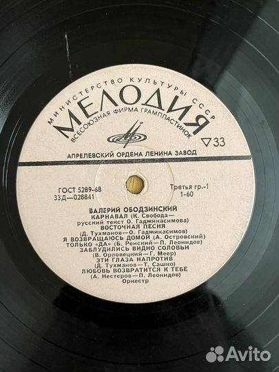 Виниловые пластинки