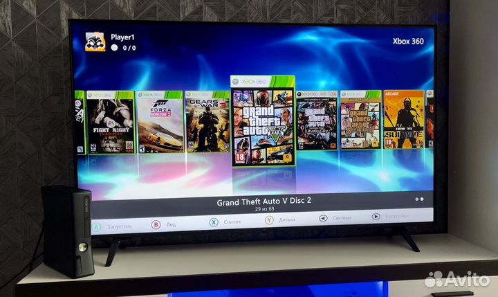 Xbox 360 прошитый+2 джоя